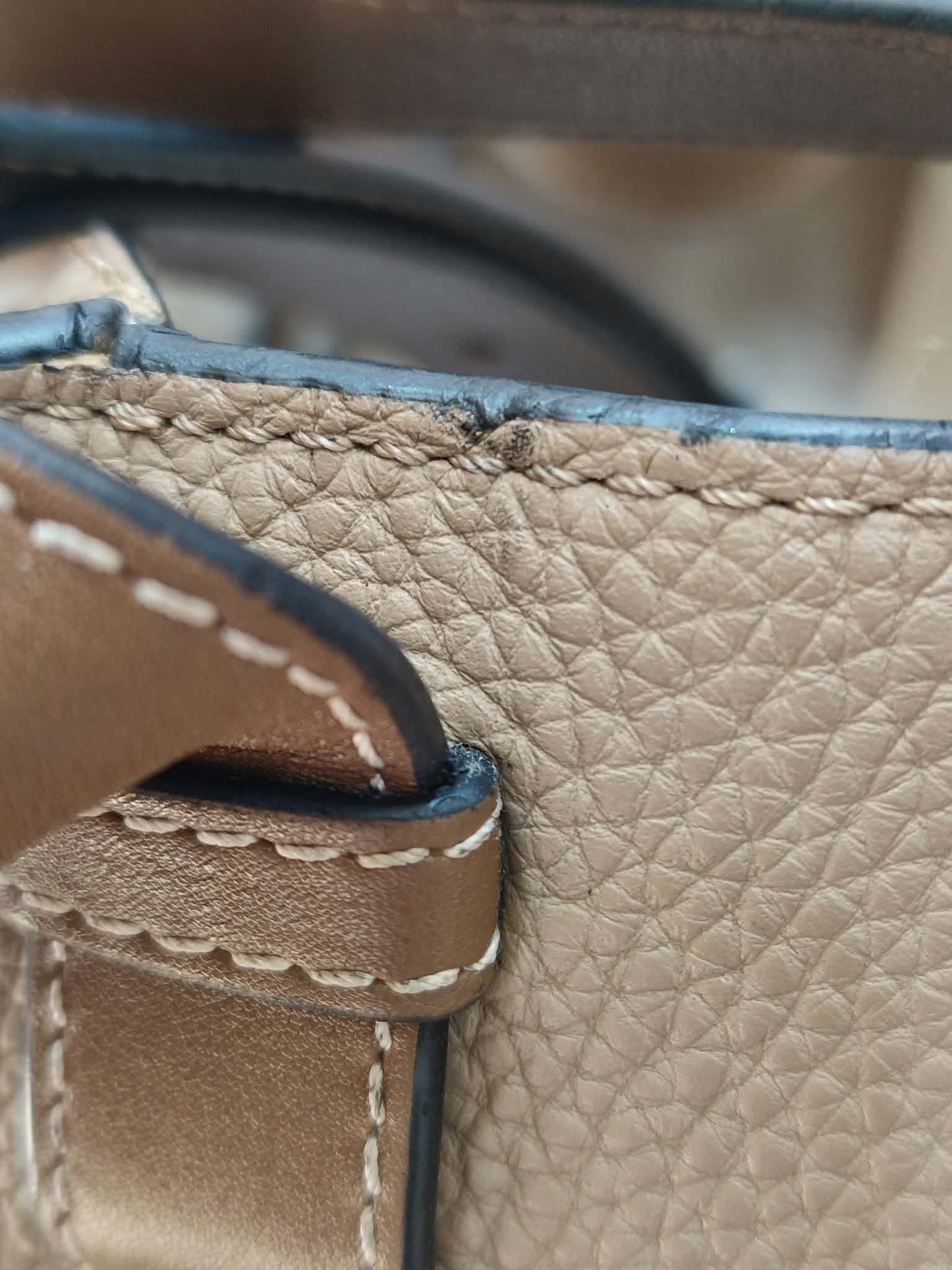 Loewe Hammock Bicolor Taupe/Brown Small Bag