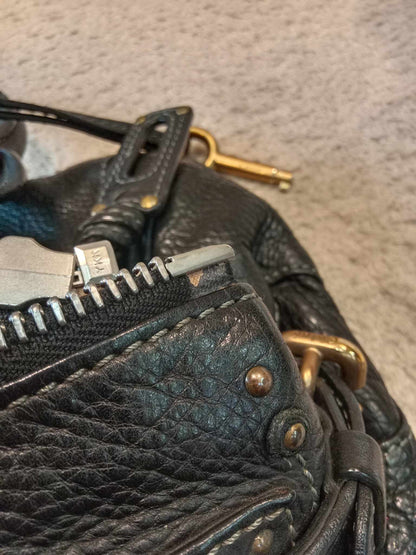Chloe Paddington Leather Handbag Black
