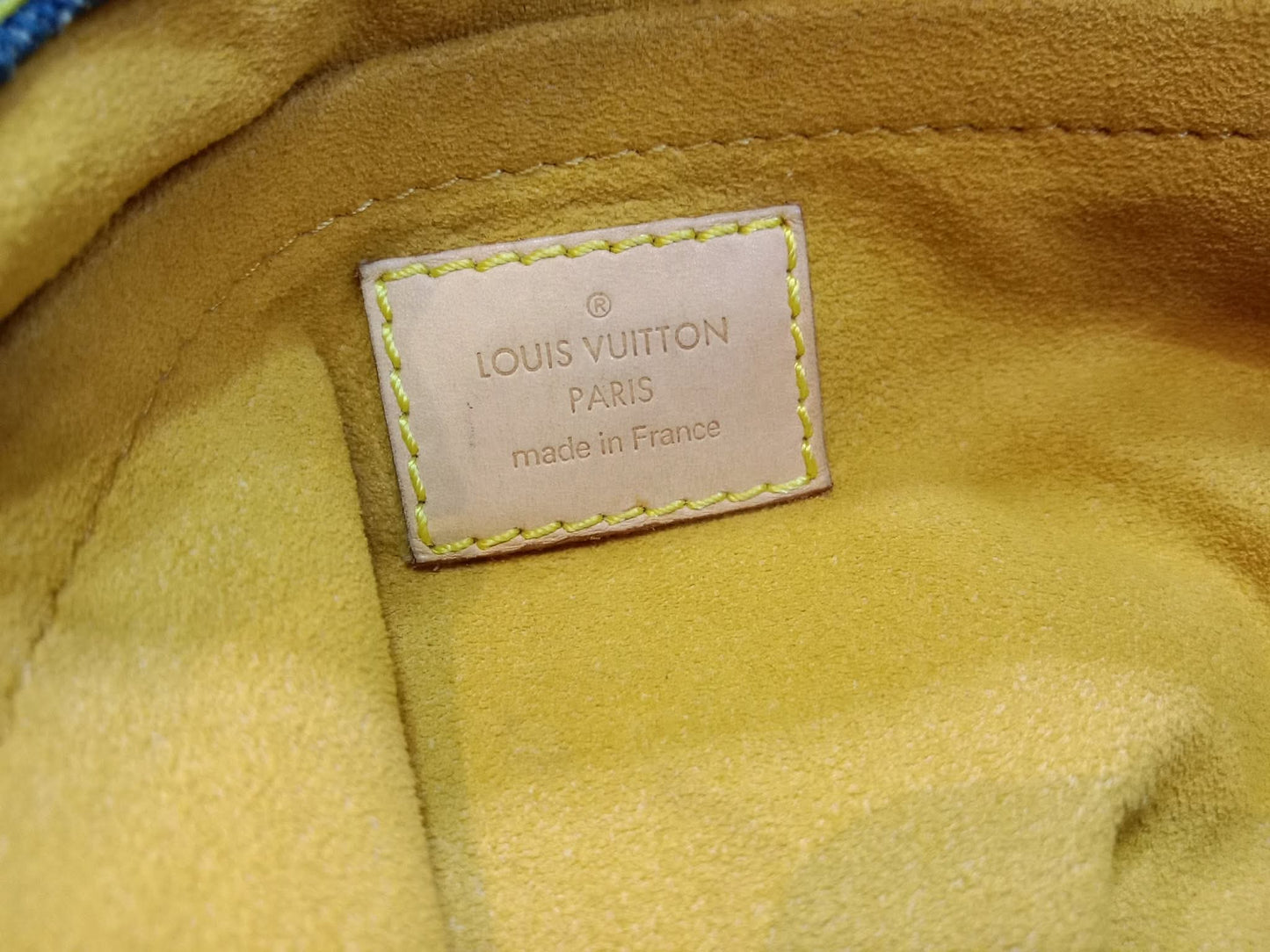 Louis Vuitton Monogram Denim Sac Plat Blue