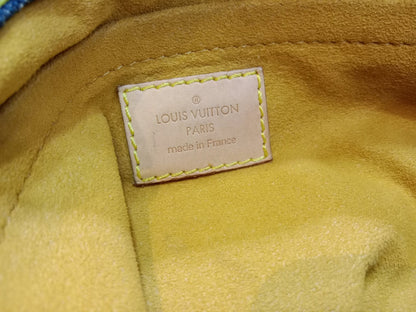 Louis Vuitton Monogram Denim Sac Plat Blue