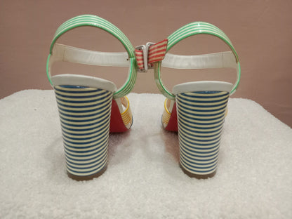 Christian Louboutin "Palavas" Sandals Patent Size 36