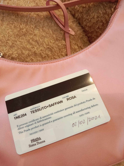 Prada Re-Edition Re-Nylon Pink Handbag