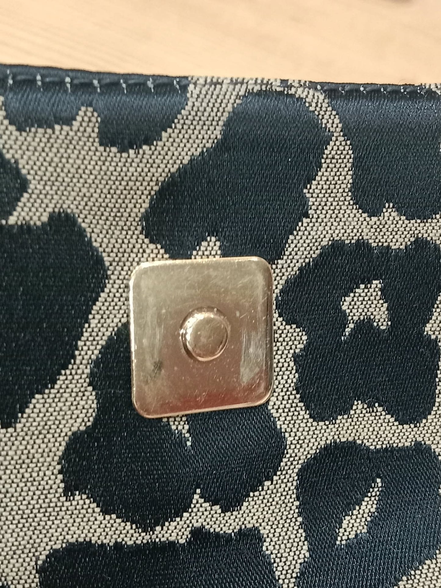 Fendi Mia Flap Bag Leopard Print Shoulder Bag