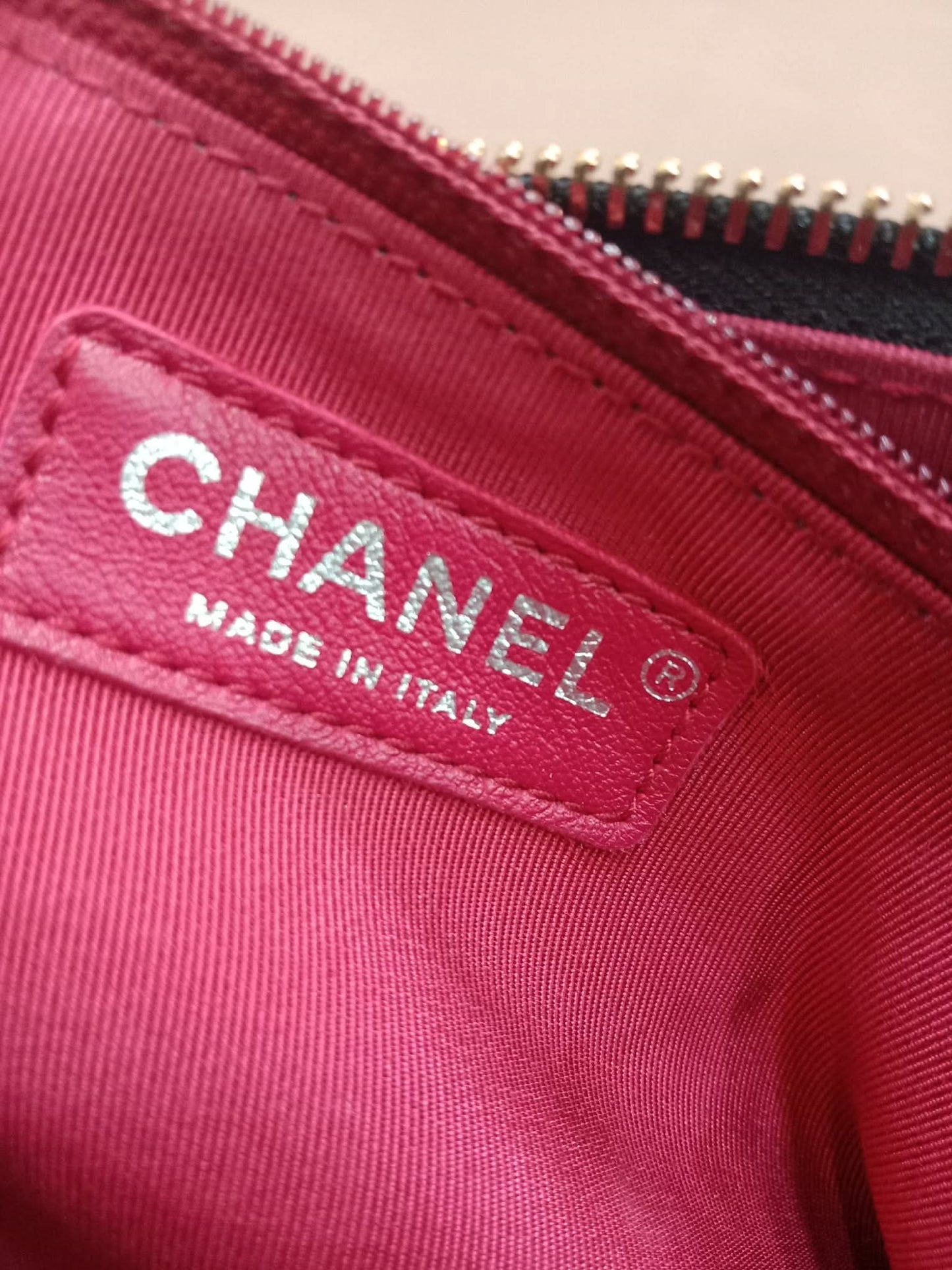 Chanel Gabrielle Medium Calfskin Black Series 24