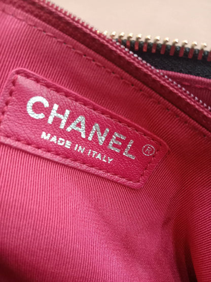 Chanel Gabrielle Medium Calfskin Black Series 24