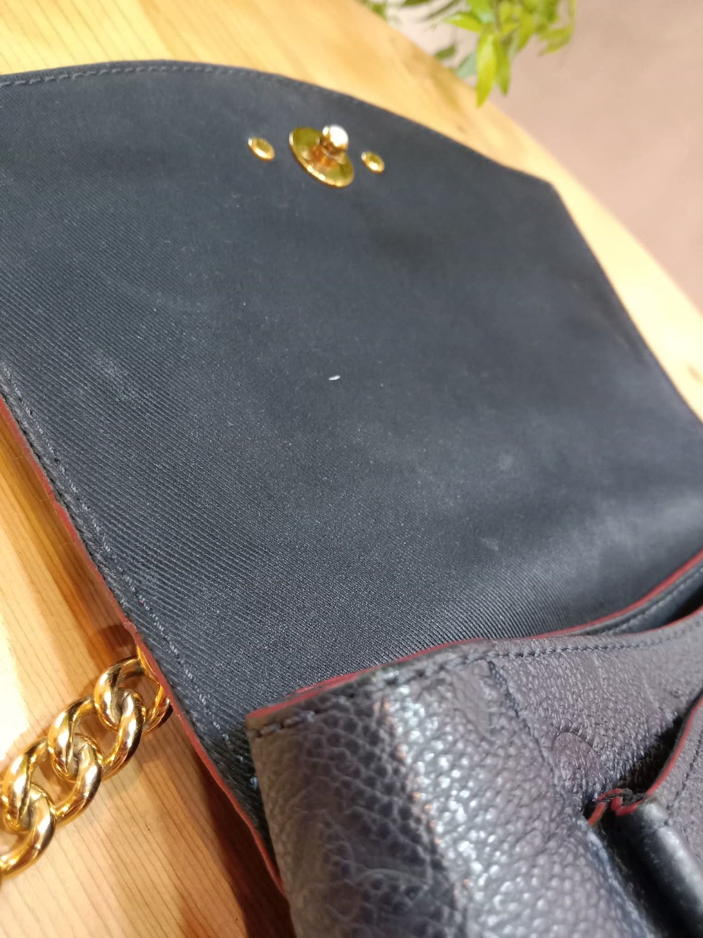 Louis Vuitton Marine/Rouge Monogram Empreinte Leather Blanche BB Bag