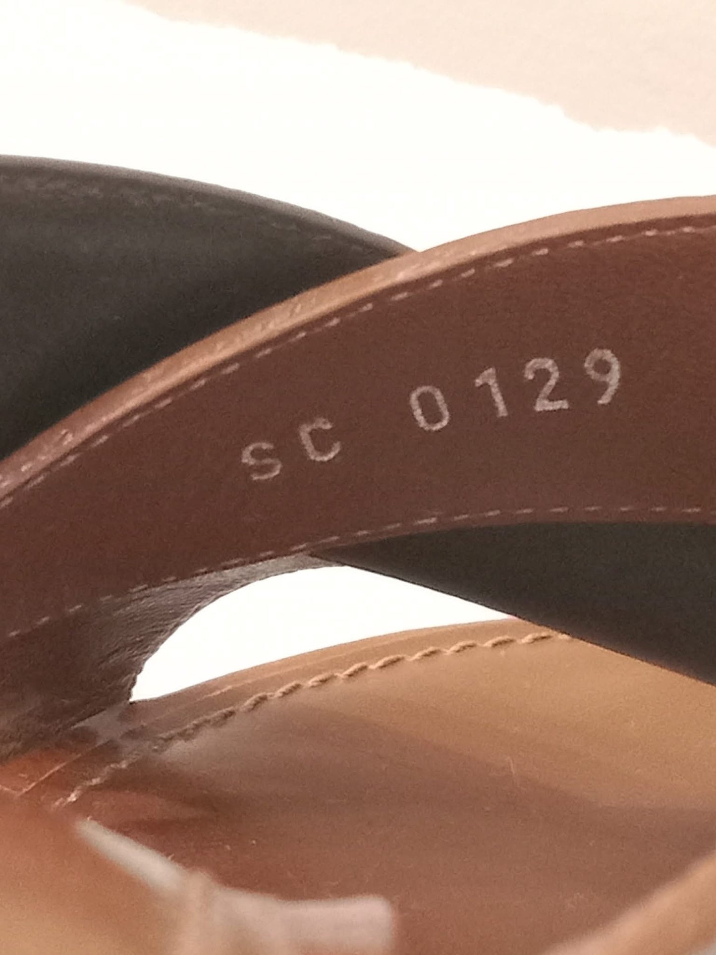 Louis Vuitton Horizon Block Heels Slide Sandals Monogram Leather Brown Size 36