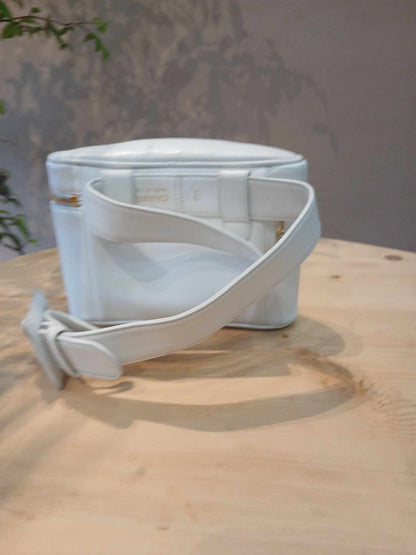 Chanel Belt Bag White Lambskin Series 2