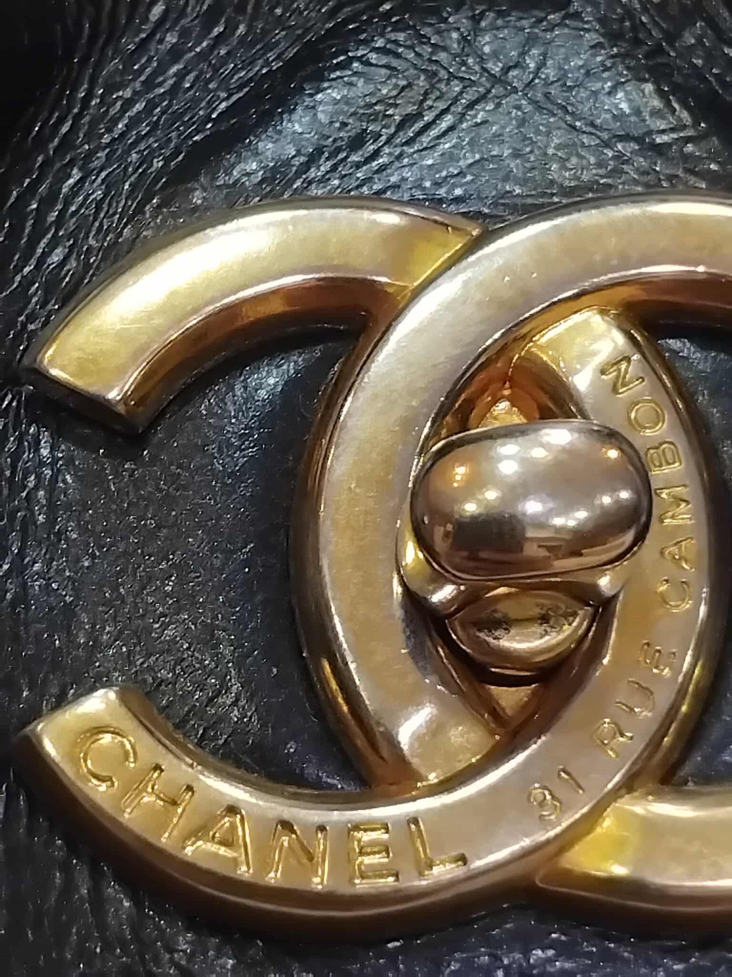 Chanel Mix Shopping Tote Bag Quilted Beige/Black Series 16