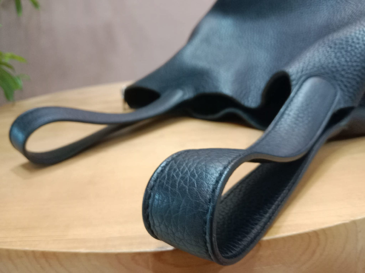 Hermes Picotin 22 Noir Clemence Stamp T 2015