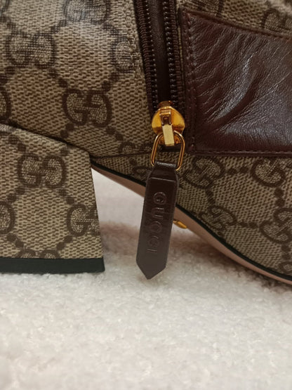 Gucci Blondie GG Supreme ankle Boots GG Medallion Size 26