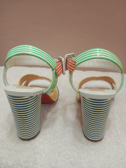 Christian Louboutin "Palavas" Sandals Patent Size 36