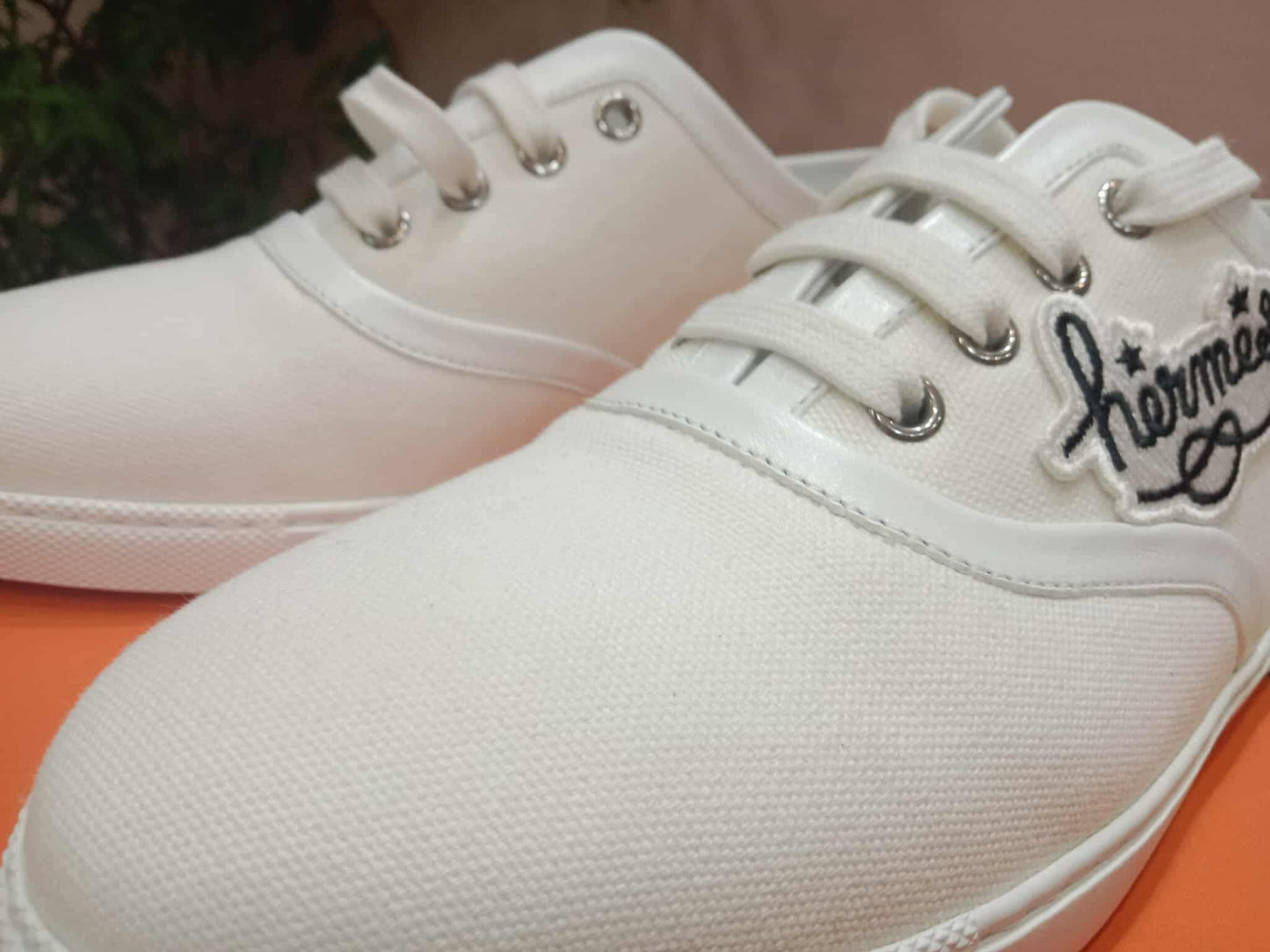 Hermes Innocent Sneakers Blanc Size 37.5