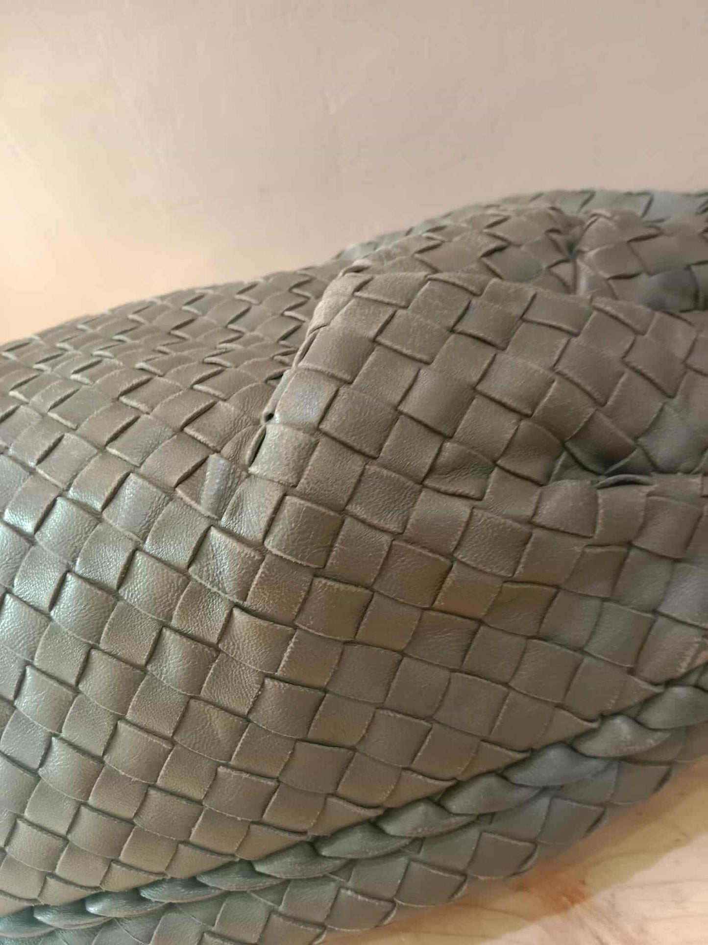 Bottega Veneta Belly Hobo Bag Gray