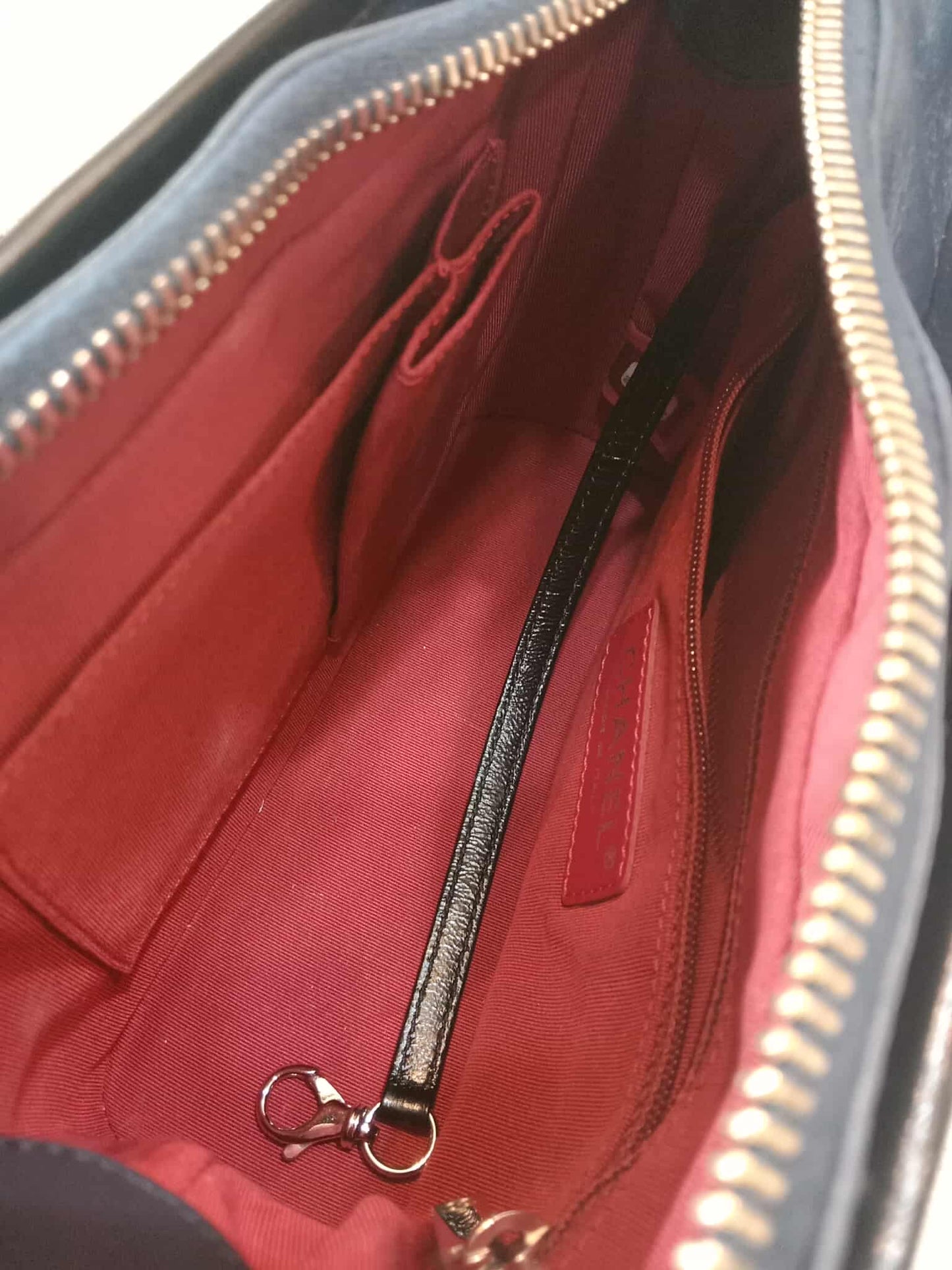 Chanel Gabrielle Hobo Bag Bicolor Blue/Black Series 29