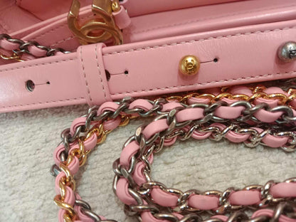 Chanel Gabrielle Hobo Bag Large Pink Series 27
