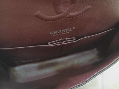 Chanel Medium Double Flap Black Caviar Series 27