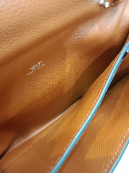 Hermes H Passant Clutch Bicolor Stamp Z 2021