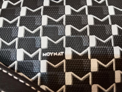 Moynat Paris M Tote Monogrammed Bag Black/White MM