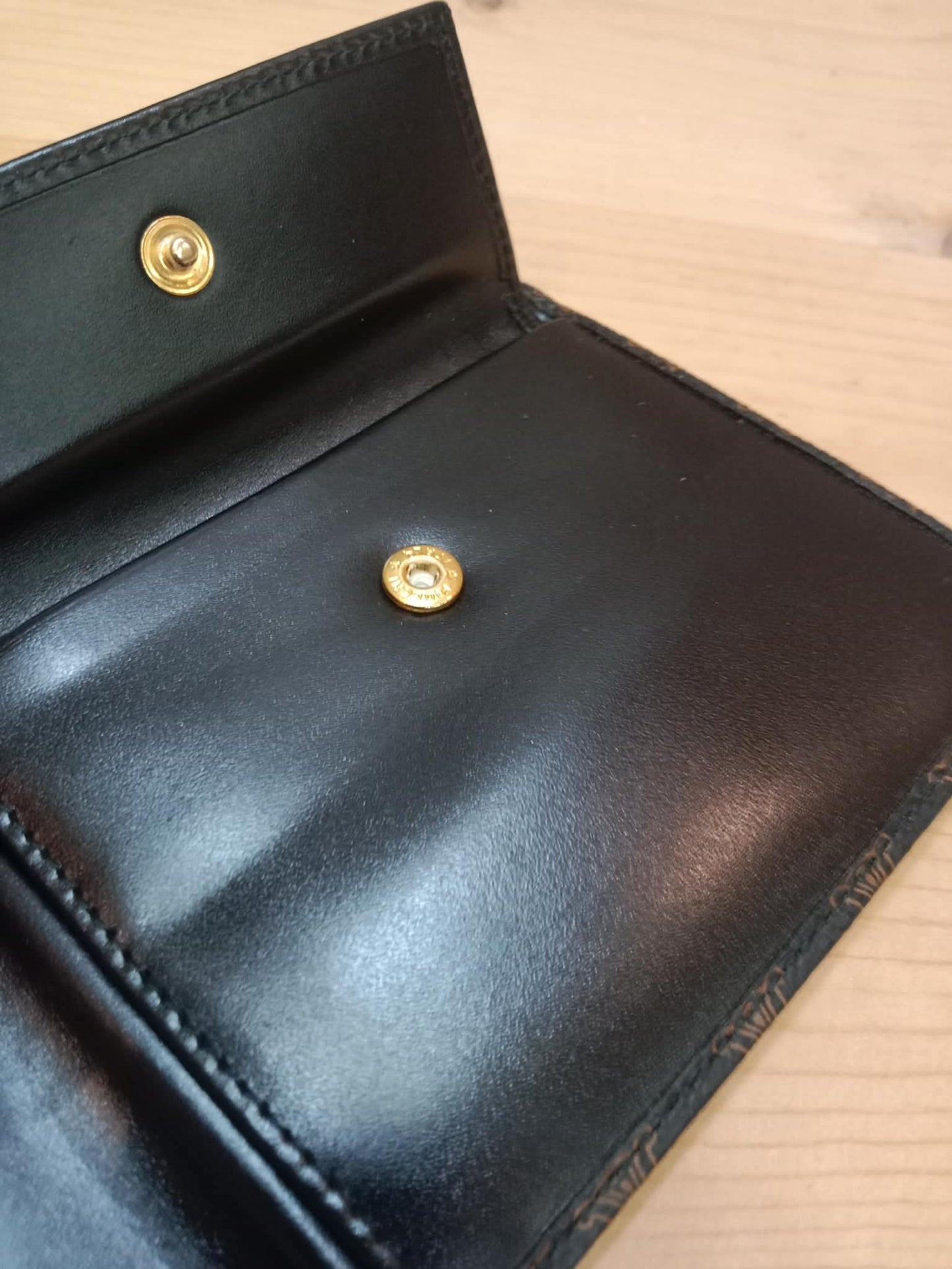 Celine Macadam Bi-Fold Wallet Triomphe Monogram Pattern