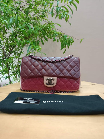 Chanel Tricolor Classic Single Flap Series 20