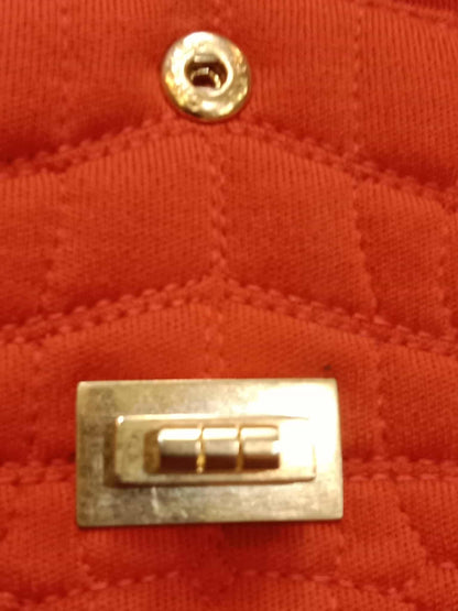 Chanel 2.55 Reissue Double Flap in Coral Jersey Fabric Series 11