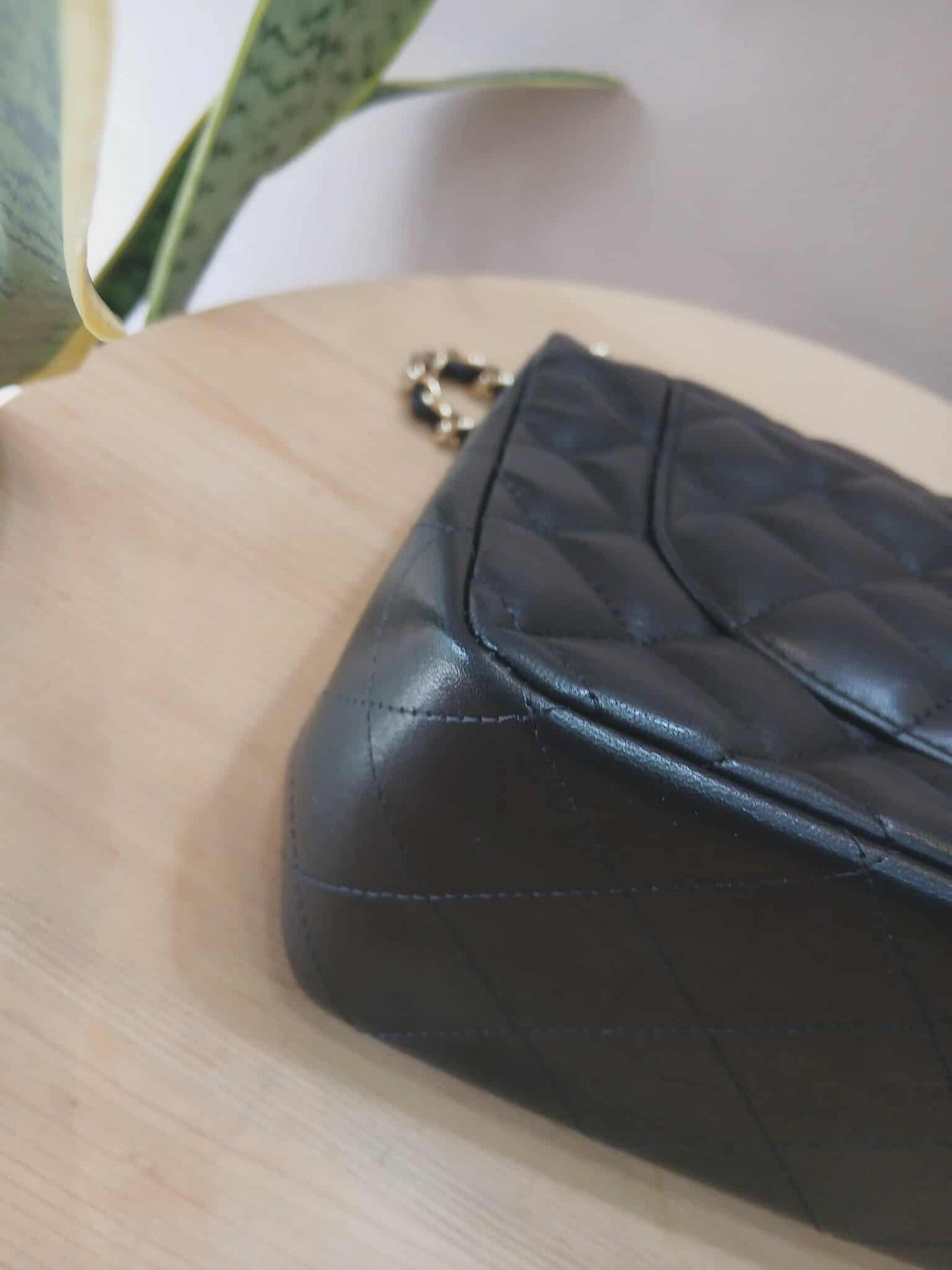 Chanel Double Flap Jumbo Lambskin Black Series 16