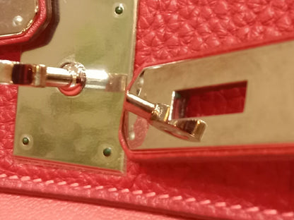 Hermes Jypserie 28 Rouge Casaque Clemence Stamp B 2023