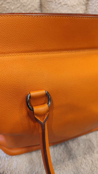 Hermes Toolbox 26 Poppy Orange Evercolor/Swift Stamp T 2015