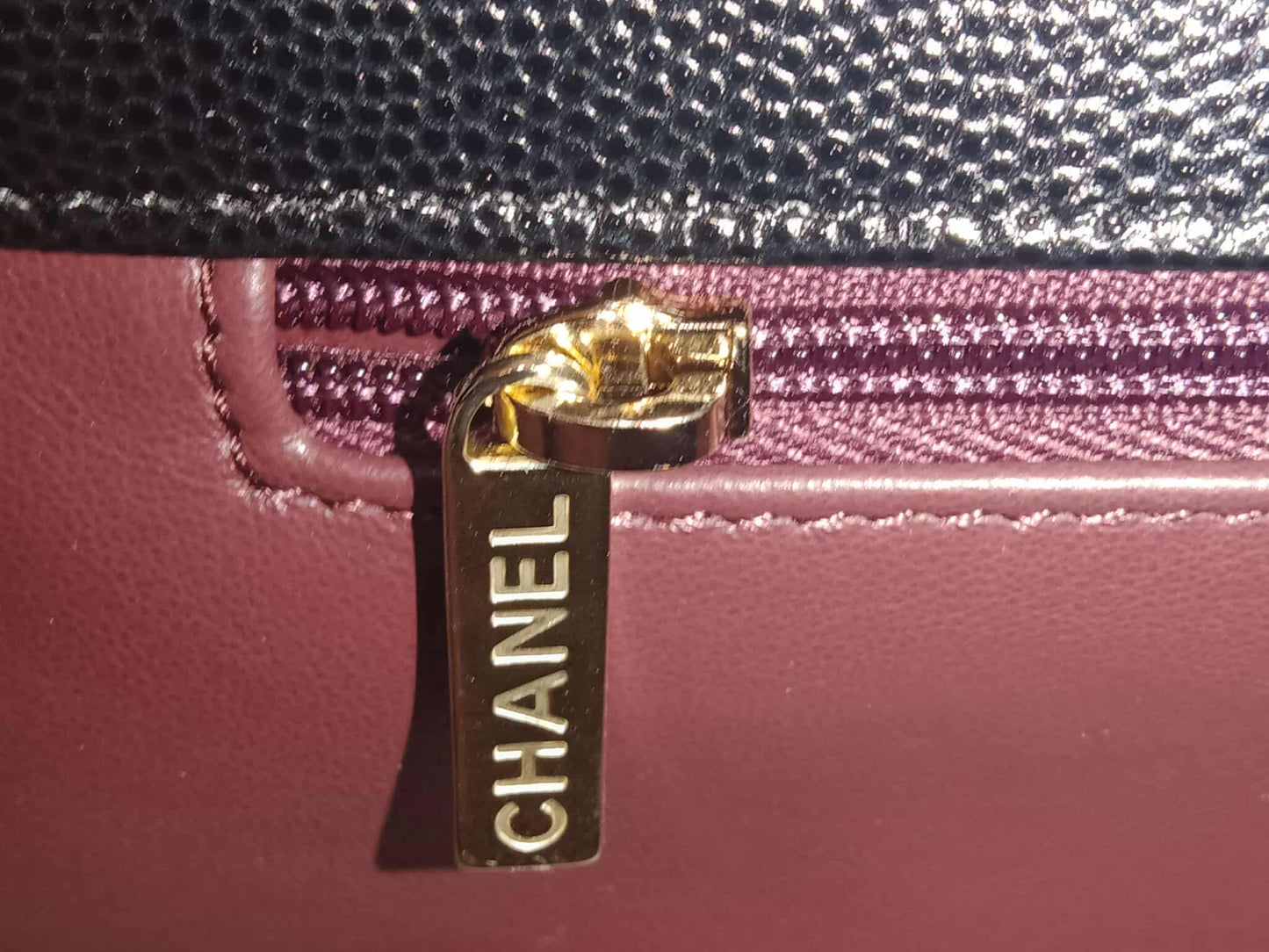 Chanel Cocohandle Eastwest Top Handle Caviar Bag Black