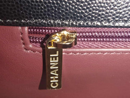 Chanel Cocohandle Eastwest Top Handle Caviar Bag Black