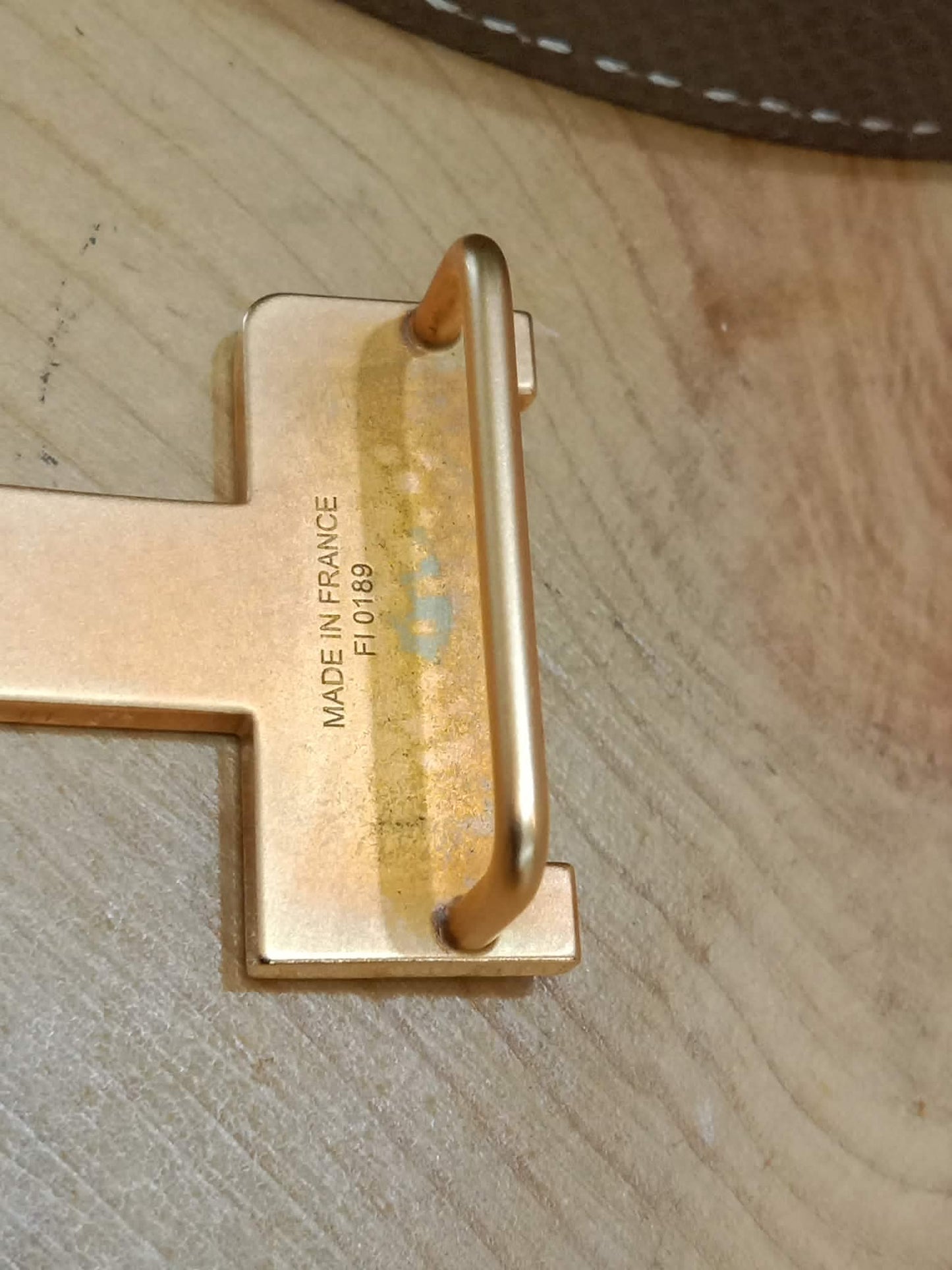 Hermes Mini Constance Reversible Belt Etoupe Stamp Z 2021