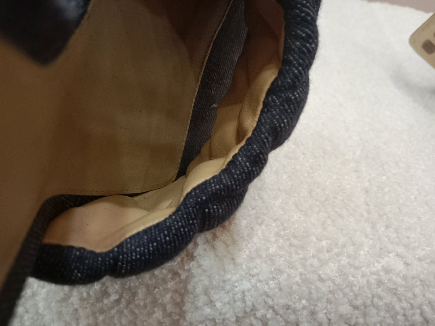 Bottega Veneta Indigo Denim Matelasse Padded Mule Sandals Size 36