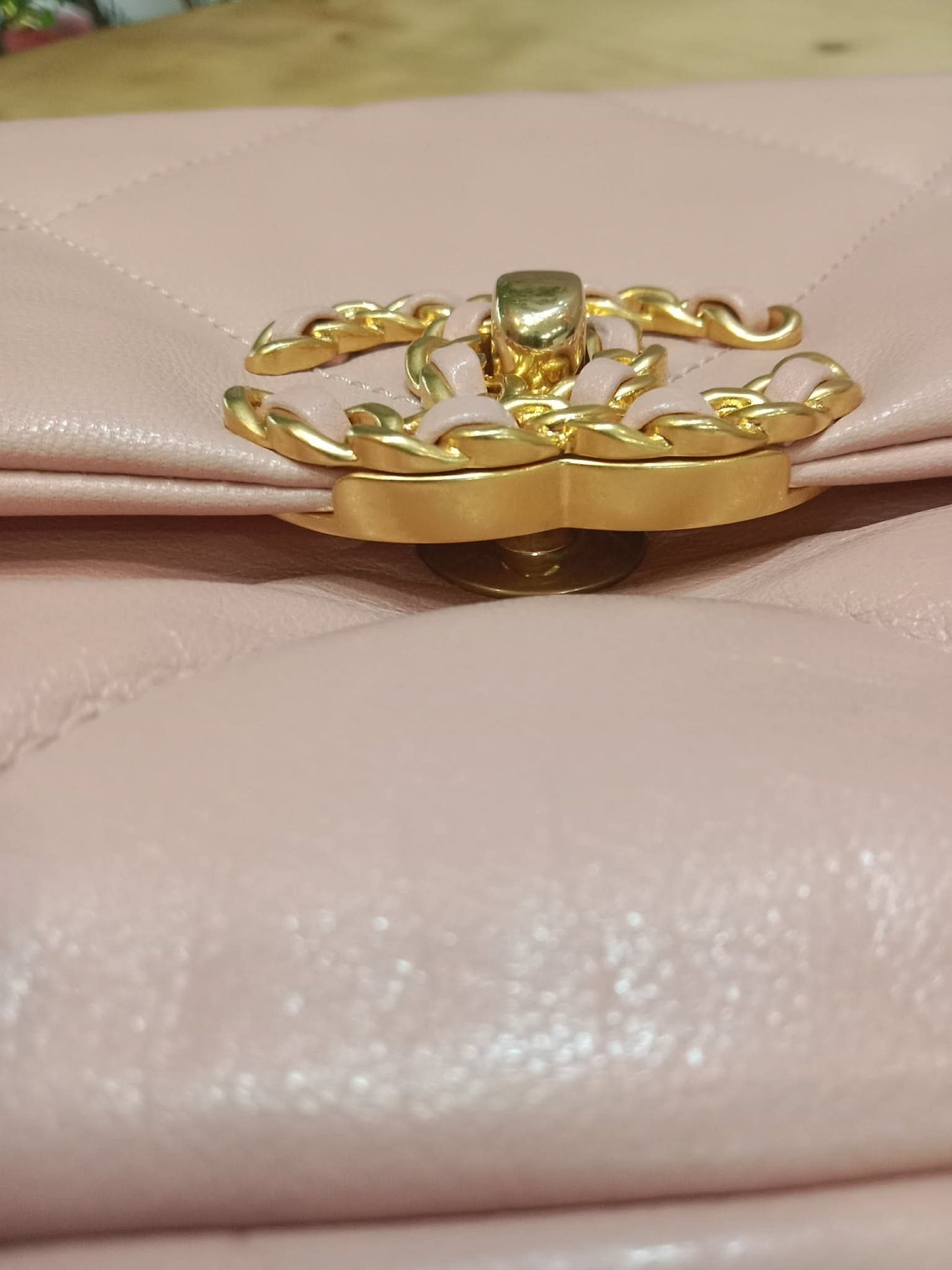 Chanel 19 Lambskin Light Pink Small Series 29