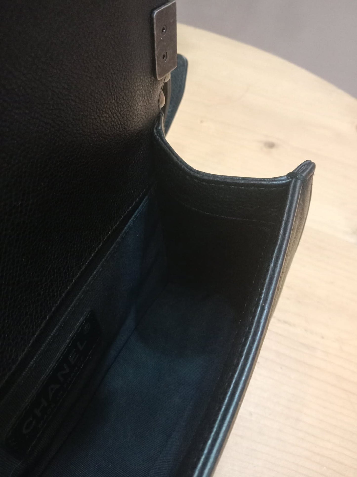Chanel Le Boy Bag Black Caviar Small Series 23