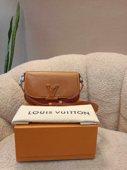 Louis Vuitton Buci Brown Handbag