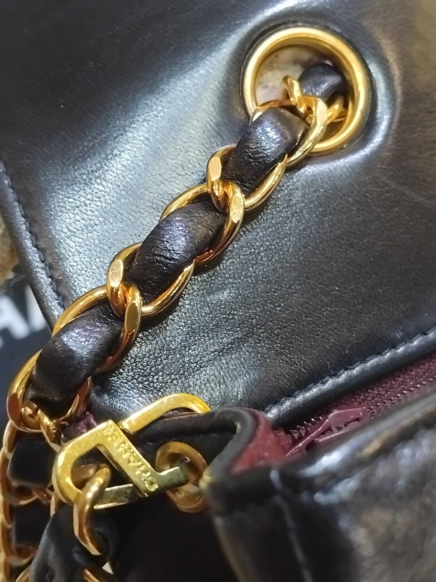 Chanel Diana Flap Bag Lambskin Black Series 3