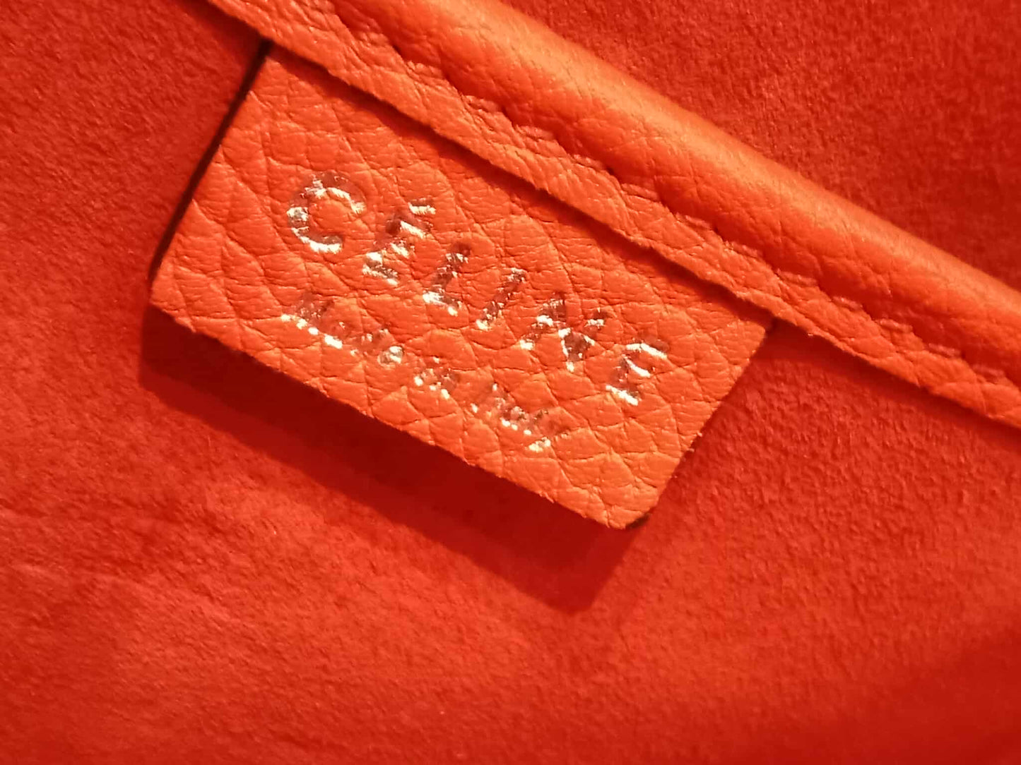 Celine Luggage Nano Red