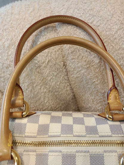 Louis Vuitton Damier Azur Saleya MM Handbag