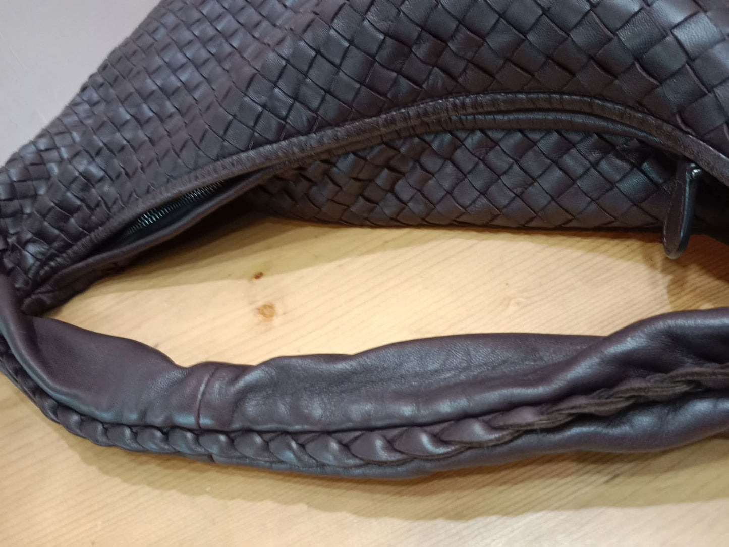 Bottega Veneta Intrecciato Espresso Woven Nappa Leather Maxi Bag