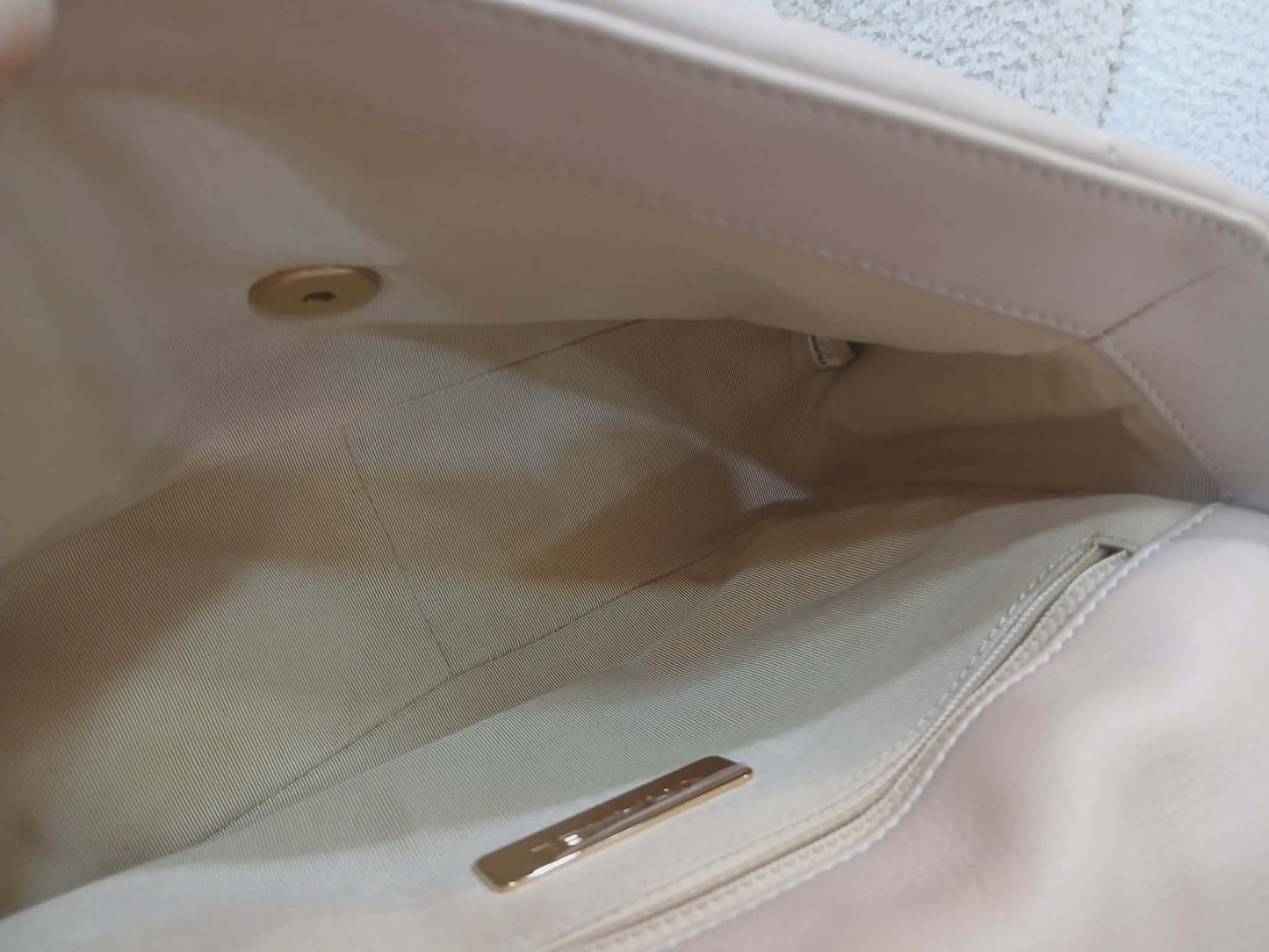 Chanel 19 Beige Lambskin Small Series 30