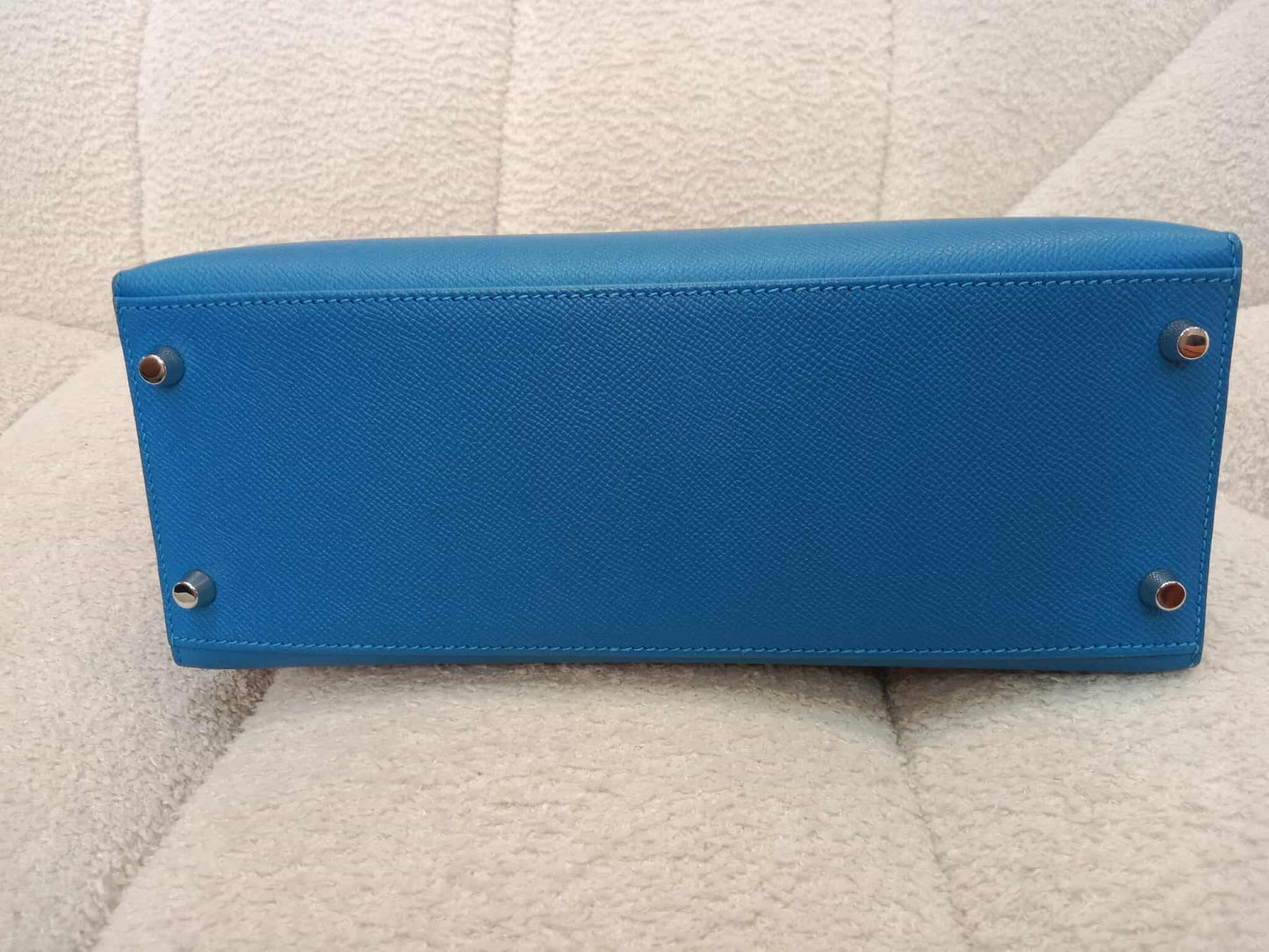 Hermes Kelly 28 Mykonos Sellier Epsom Stamp O Square 2011