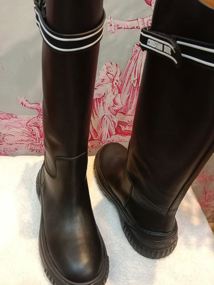Dior Women's D-Racer Boots Black Size 37