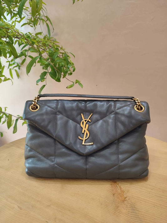 Saint Laurent Loulou Dark Gray Bag