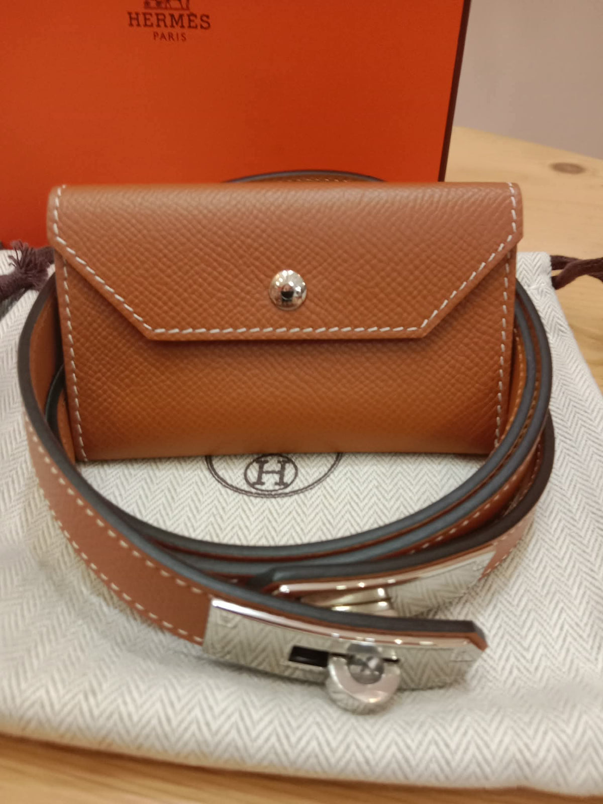 Hermes Kelly Pocket Belt Epsom Stamp U 2022