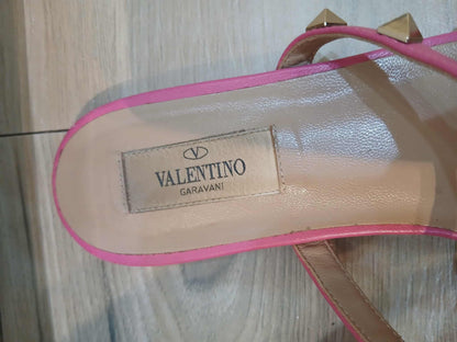 Valentino Garavani Rockstud Sandals Pink Size 37 1/2
