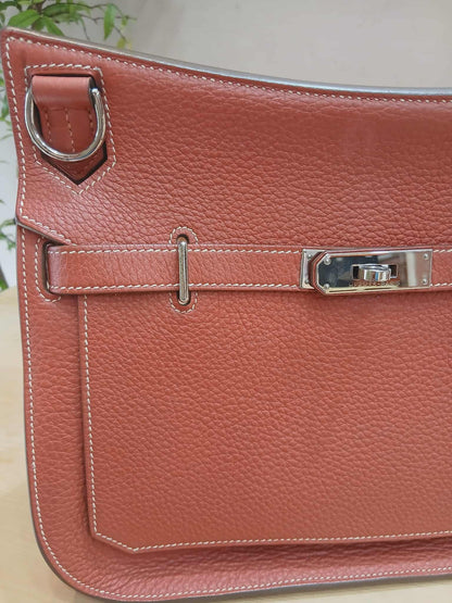 Hermes Jypserie 28 Clemence Rouge Venetian Stamp  P 2012