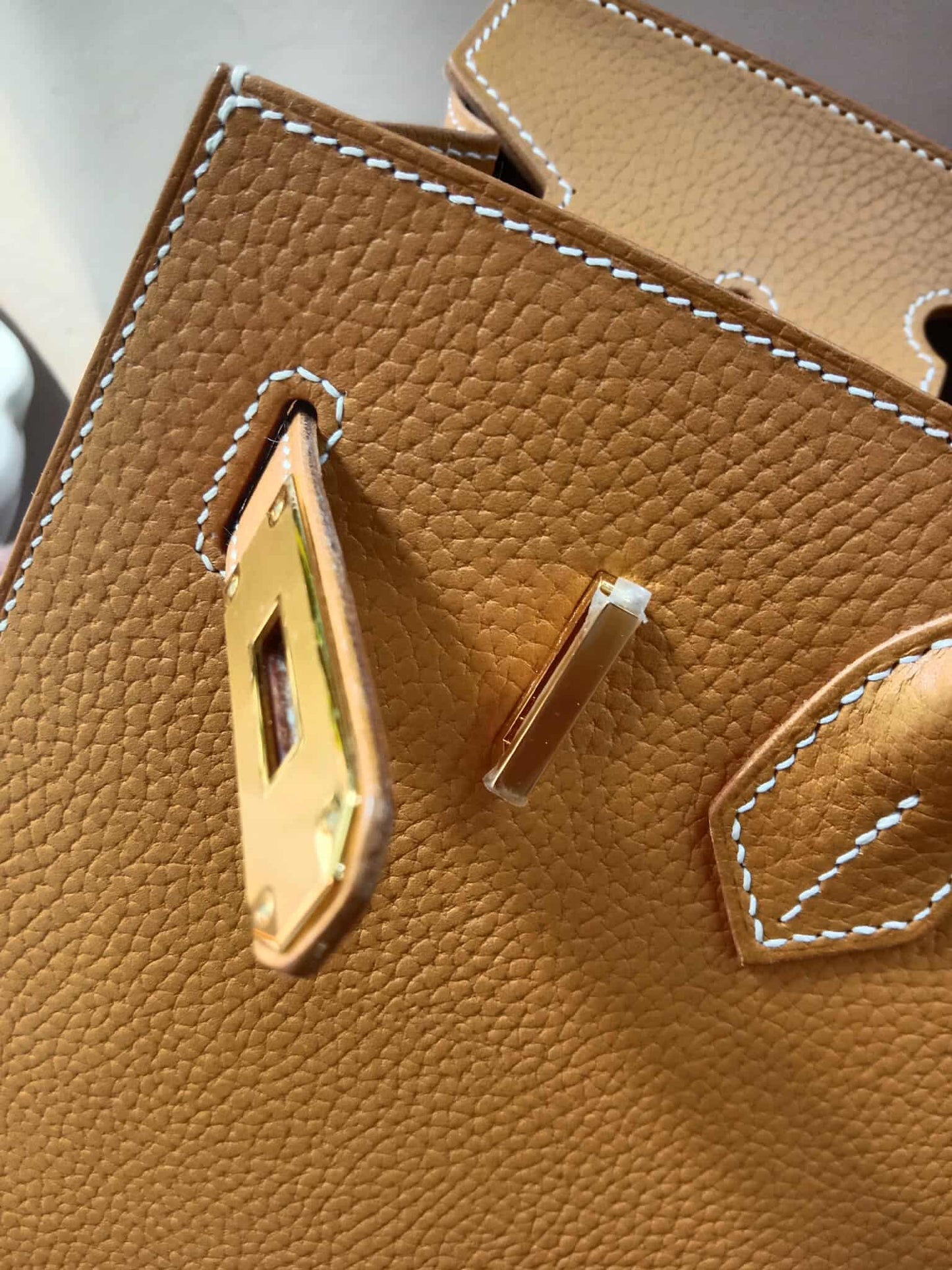 Hermes Birkin 30 Sellier Vache Naturelle Sable Grainee Stamp K 2025