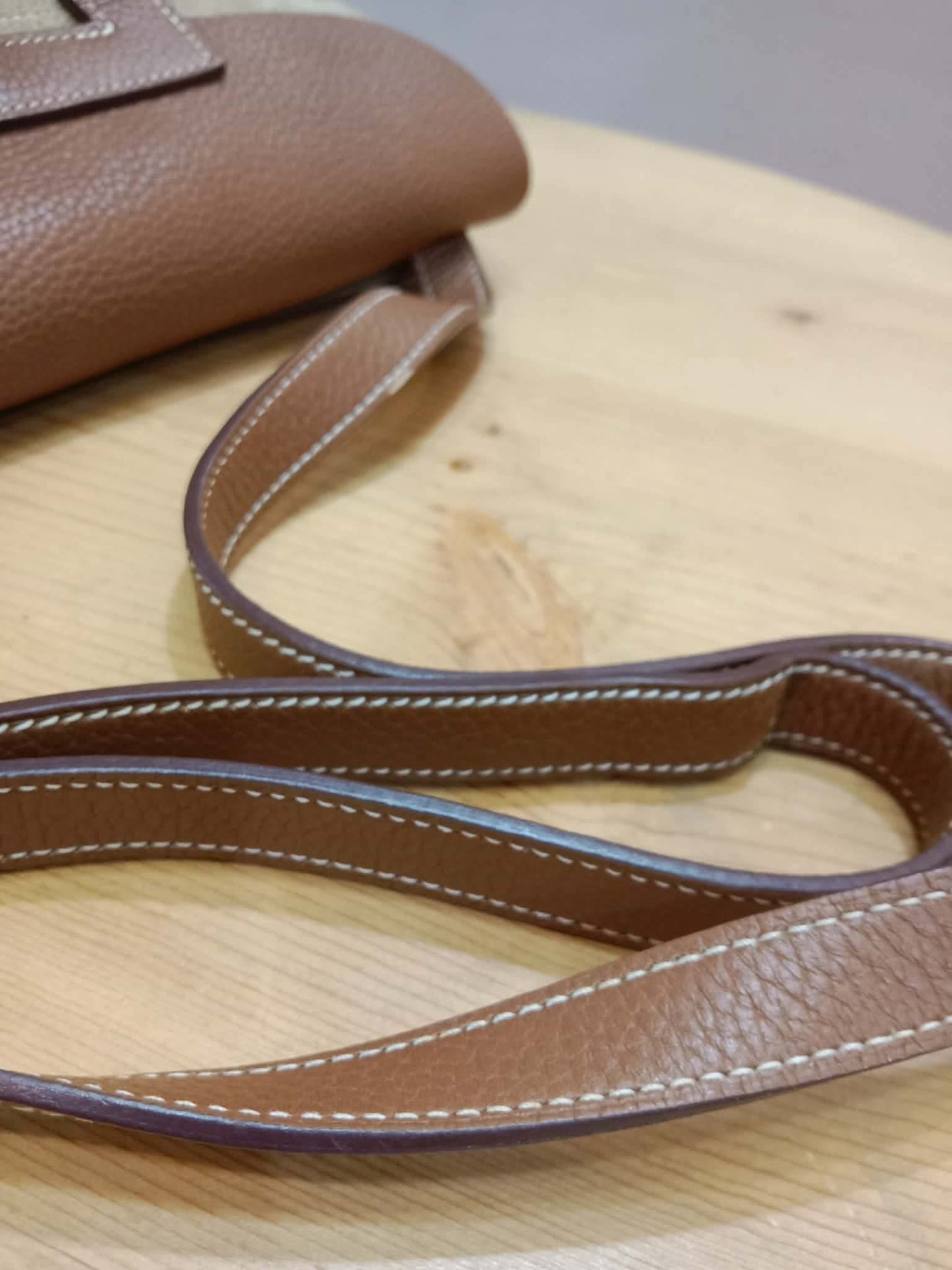 Hermes Halzan 31 Clemence Gold Stamp R 2014