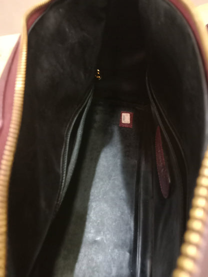 Chanel Boston Bag Burgundy Caviar Series 2